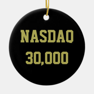 Décoration En Céramique Célébration du NASDAQ à 30000 du marché boursier