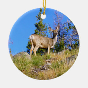 Décoration En Céramique Cerf de montagne