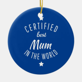 Décoration En Céramique Certifiée meilleure maman dans le monde maman mama