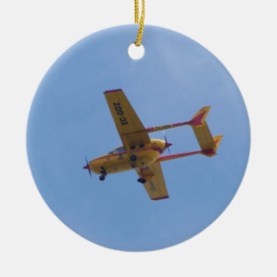 Décoration En Céramique Cessna 337G Skymaster superbe