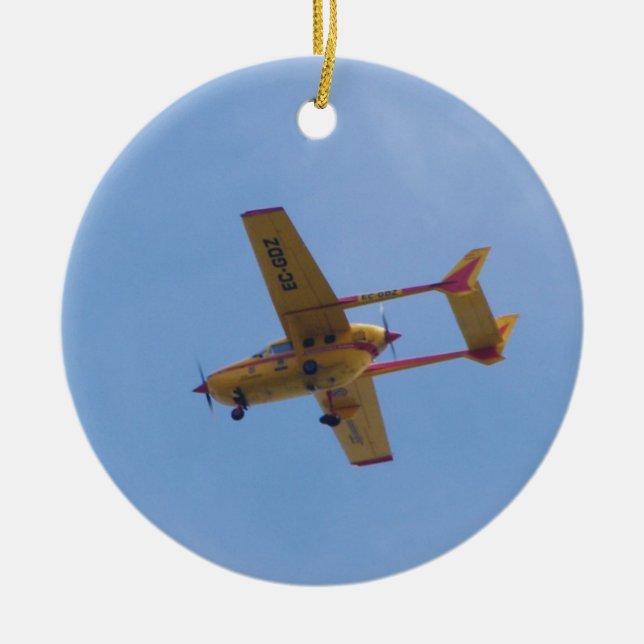 Décoration En Céramique Cessna 337G Skymaster superbe (Devant)