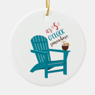 Décoration En Céramique C'est 5 O'Clock