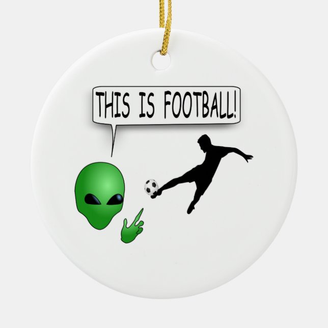 Décoration En Céramique C'Est Du Football (Devant)