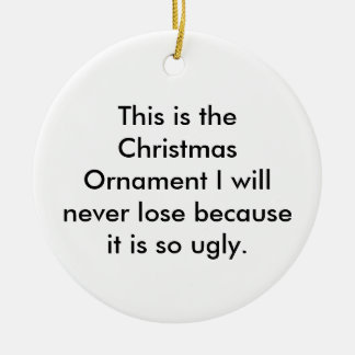 Décoration En Céramique C'est l'ornement de Noël que je pas jamais