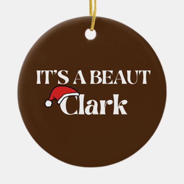 Décoration En Céramique C'est une belle Clark (Devant)