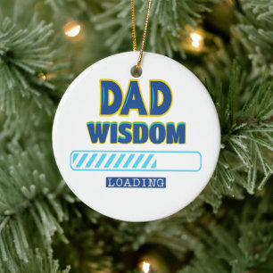 Décoration En Céramique Chargement de la sagesse de papa