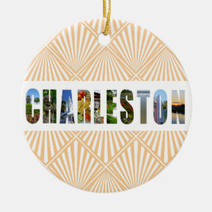 Décoration En Céramique Charleston Caroline du Sud Voyage Photos Noël