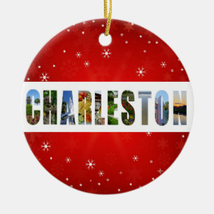 Décoration En Céramique Charleston Caroline du Sud Voyage Photos Noël