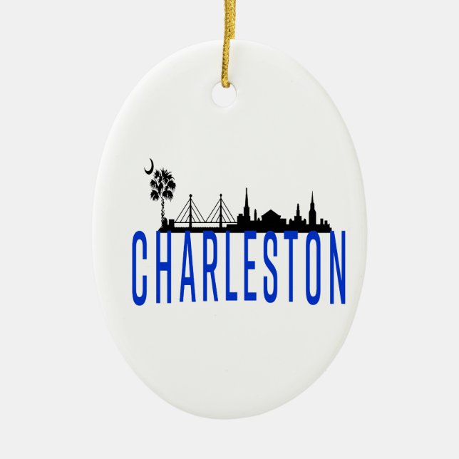 DÉCORATION EN CÉRAMIQUE CHARLESTON MERVEILLEUX (Devant)