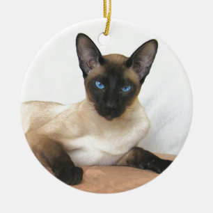 Décoration En Céramique Chat de Siamese