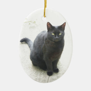 Décoration En Céramique Chat noir