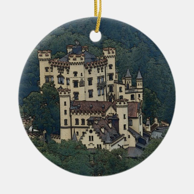 Décoration En Céramique Château de Hohenschwangau (Devant)