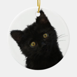 Décoration En Céramique Chaton noir de Luna Bella
