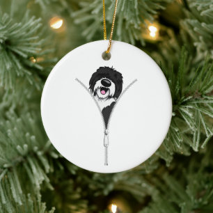 Décoration En Céramique Cheepadoodle Chien Zipper Funny Chien Chien Chien