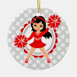 Décoration En Céramique Cheerleader
