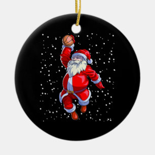 Décoration En Céramique Chemise de Noël de basketball Hommes Garçons Baske
