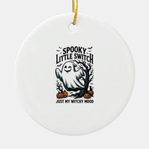 Décoration En Céramique Chemise de sorcière Halloween Design d'humour fant