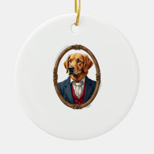 Décoration En Céramique Chemise Vintage American Pride Retriever Doré 4