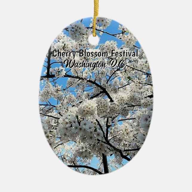 Décoration En Céramique Cherry Blossom Festival Washington D.C. Souvenir (Devant)