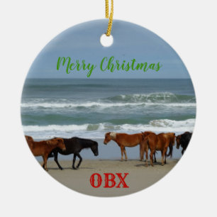 Décoration En Céramique Chevaux sauvages Corolla Outer Banks OBX