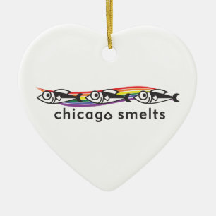 Décoration En Céramique Chicago fond l'ornement de coeur