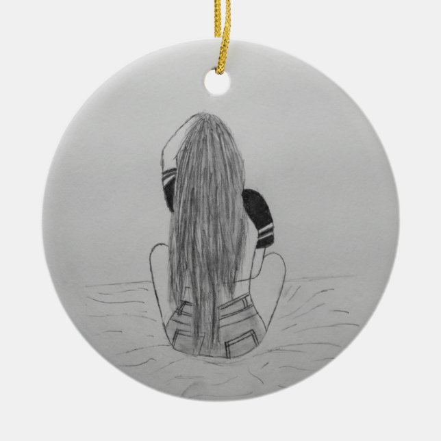 Décoration En Céramique Chick de base (Devant)