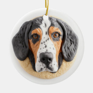 Décoration En Céramique Chien Bluetick Coonhound Inspiré 3D