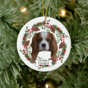 Décoration En Céramique Chien Cavalier King Charles Spaniel