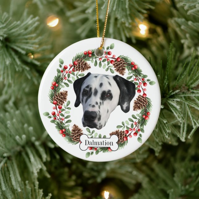 Décoration En Céramique chien de balle (Arbre)
