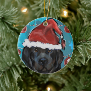 Décoration En Céramique Chien de Terre-Neuve