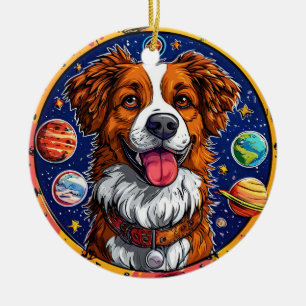 Décoration En Céramique Chien joyeux