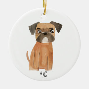 Décoration En Céramique Chien mignon