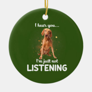 Décoration En Céramique Chien Vizsla