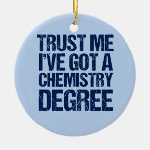 Décoration En Céramique Chimie amusante Graduation