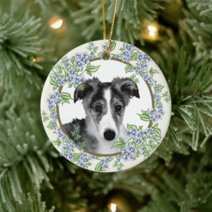 Décoration En Céramique Chiots Silken Windhound 