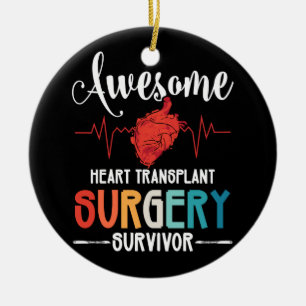 Décoration En Céramique Chirurgie de greffe cardiaque survivant