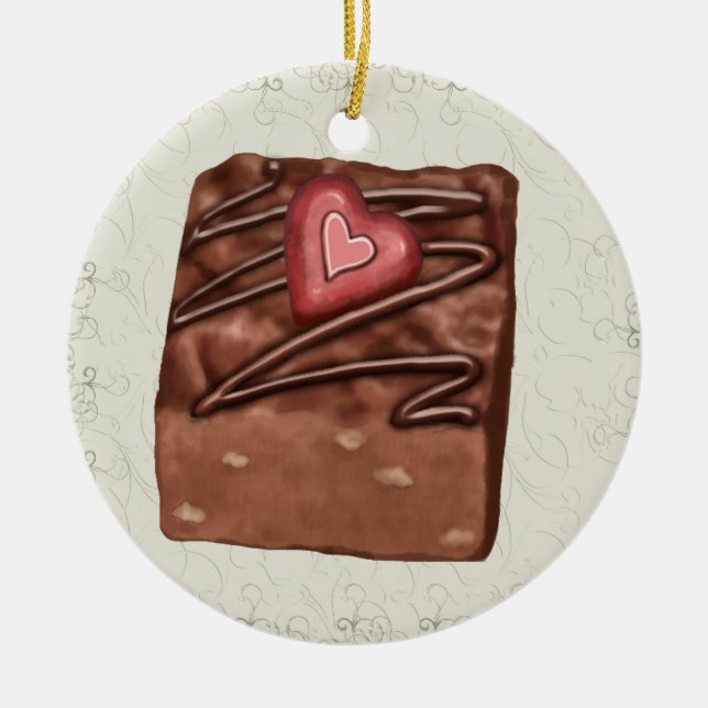 Décoration En Céramique Chocolat bonbon amour - SRF (Devant)