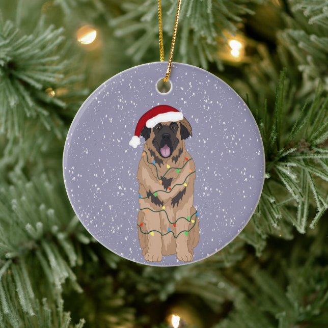 Décoration En Céramique Christmas Leonberger (Arbre)