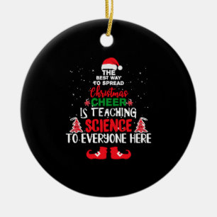 Décoration En Céramique Christmas Science Teachers , Funny Teachers