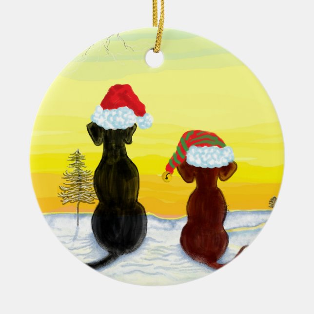 Décoration En Céramique christmas springador (Devant)