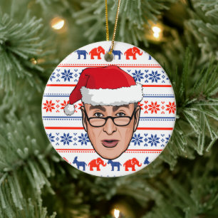 DÉCORATION EN CÉRAMIQUE CHUCK SCHUMER NOËL