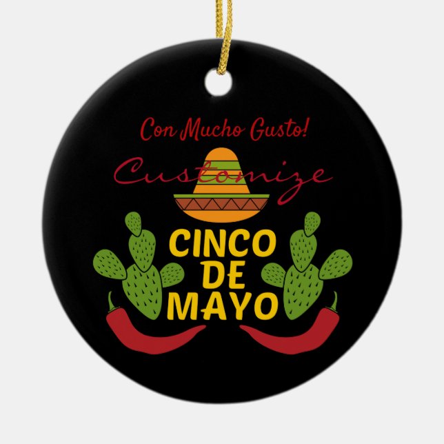 Décoration En Céramique Cinco de Mayo Thunder_Cove (Devant)
