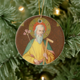 Décoration En Céramique Circulaire St. Joseph (SAU 35)