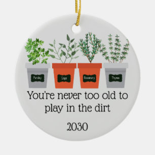 Décoration En Céramique Citation de ne jamais aller à Old Fun Gardening