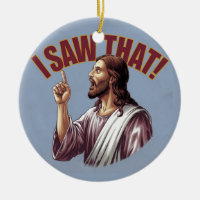 Citation drôle Jésus Meme J'ai vu ça Poster chréti