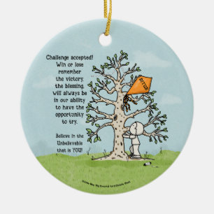 Décoration En Céramique Citation motivationnelle de cerf-volant dans un ar