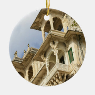 Décoration En Céramique City Palace, Udaipur, Rajasthan, Inde