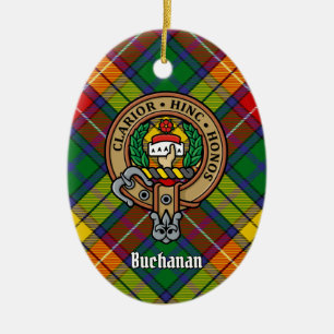 Décoration En Céramique Clan Buchanan Crest