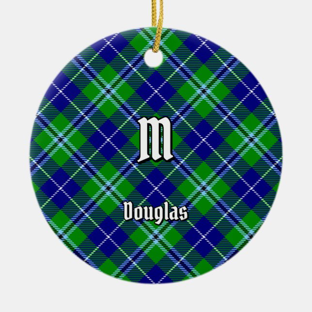 Décoration En Céramique Clan Douglas Tartan (Devant)