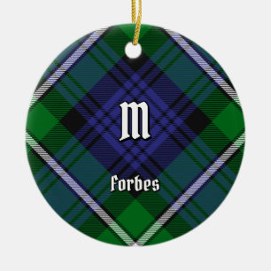 Décoration En Céramique Clan Forbes Tartan